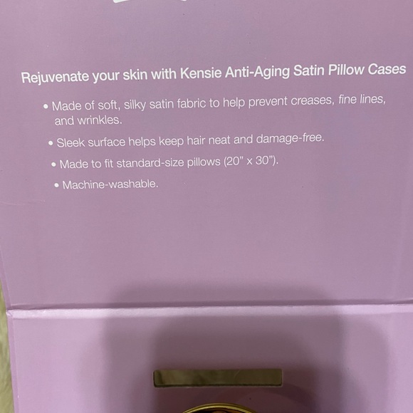 Kensie Bedding Nwt Kensie 2 Pack Satin Pillowcases Poshmark